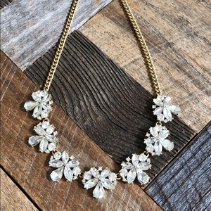 J Crew crystal statement necklace